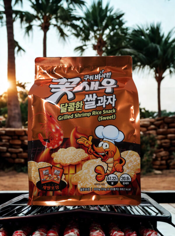 Grilled Shrimp Rice Snack (Sweet)